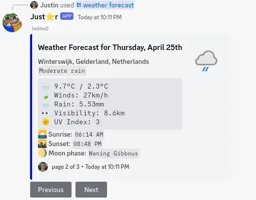 Forecast Command
